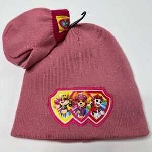 Nickelodeon Toddler Girl Paw‎ Patrol Beanie Hat and Mitten Set NWT 3
